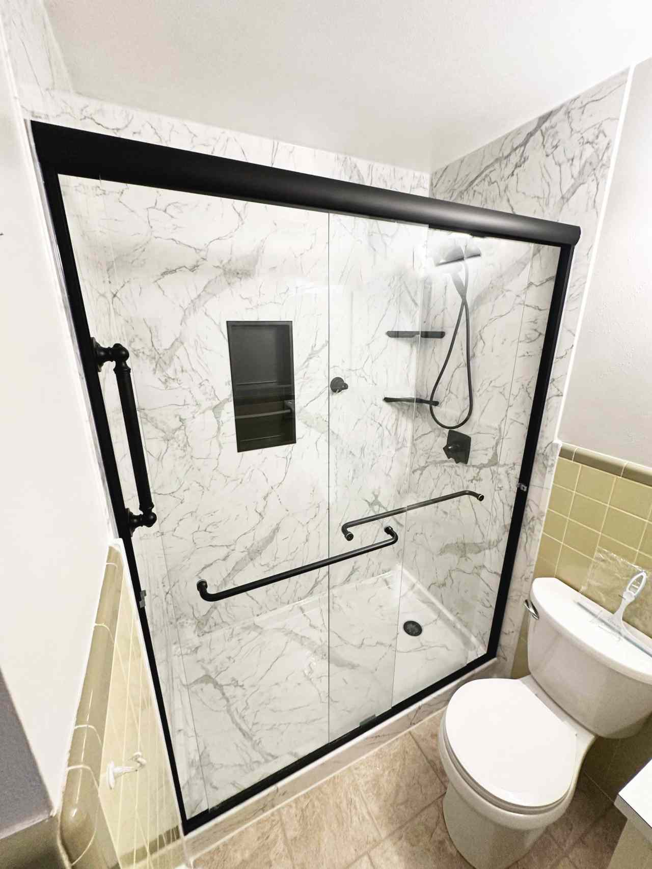 Carrara Marble Shower Carrara Marble Shower