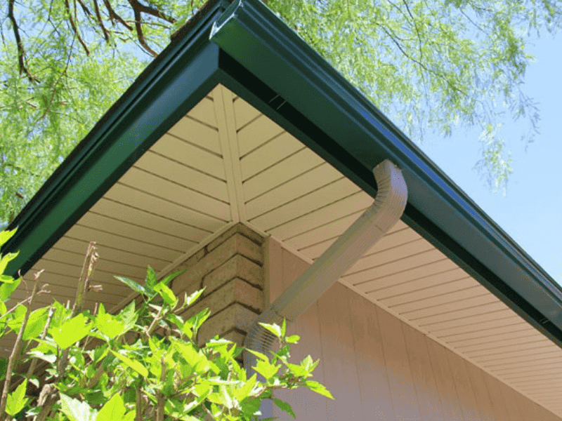 mismatched soffit