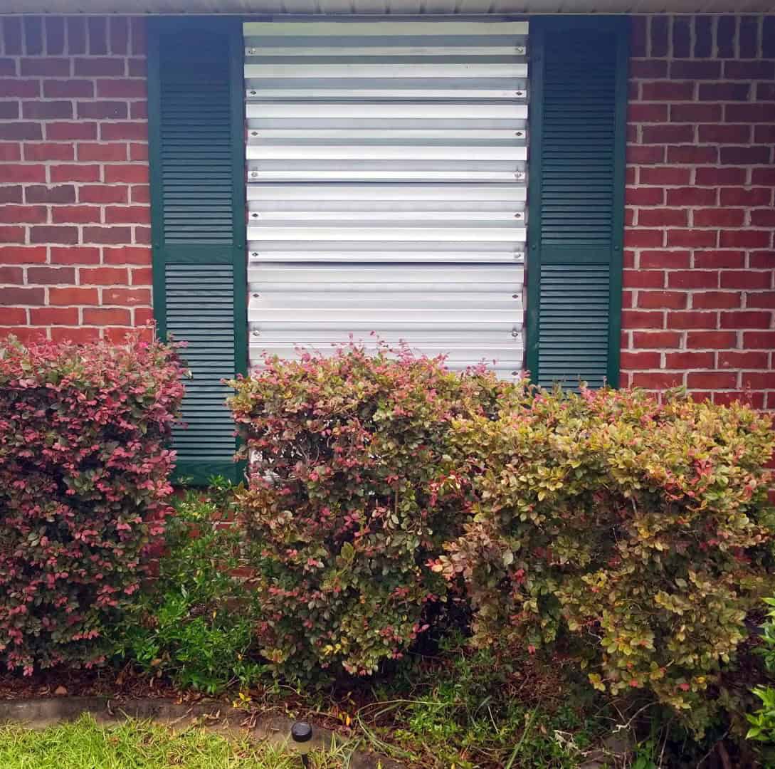 Hurricane Protection Shutters 2 fitted hurricane protection shutters
