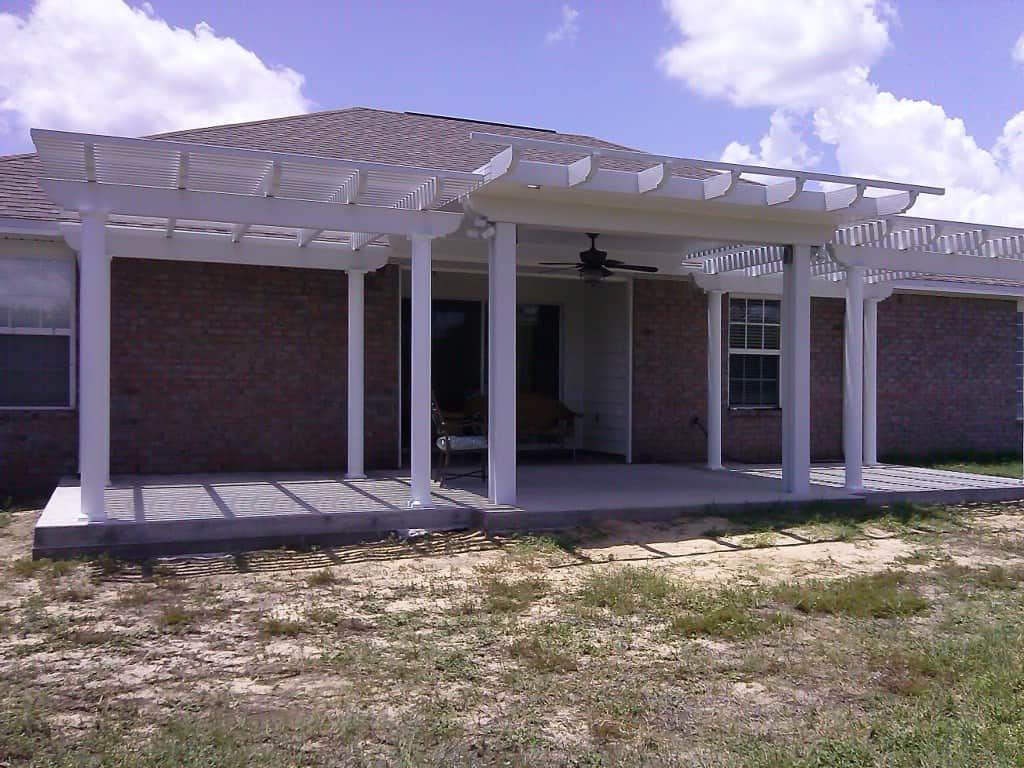 pergola11 back porch with triple pergola