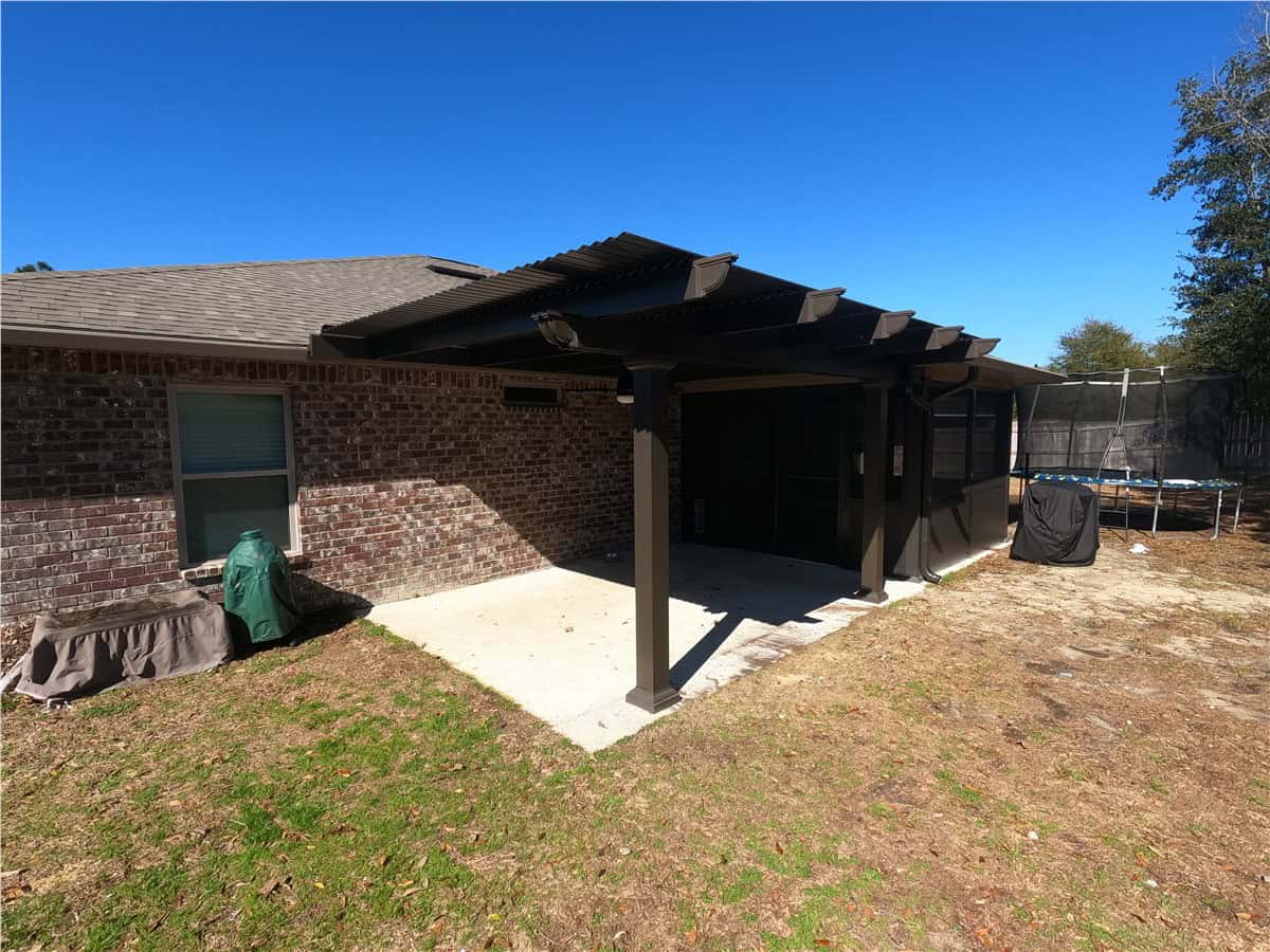 pergola6 dark brown pergola