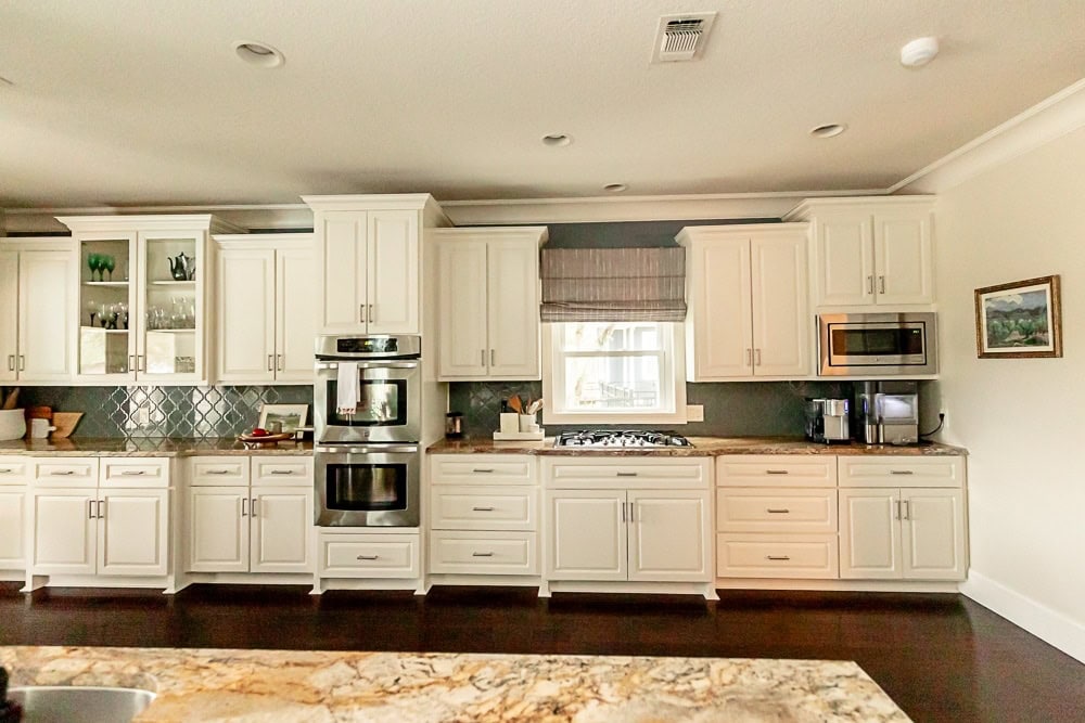 Hometown-job-2-Web-24 Home interior kitchen showing new double-hung window installed by HTC Pros