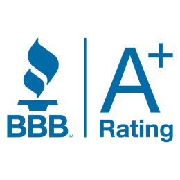 safestep accred logo blue solid bbb aplus