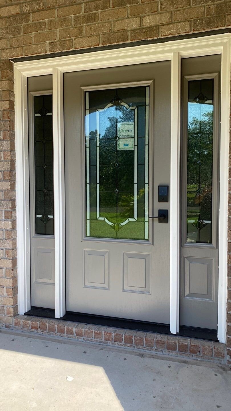 Front Entry Door New front entry door installed by HTC Pros