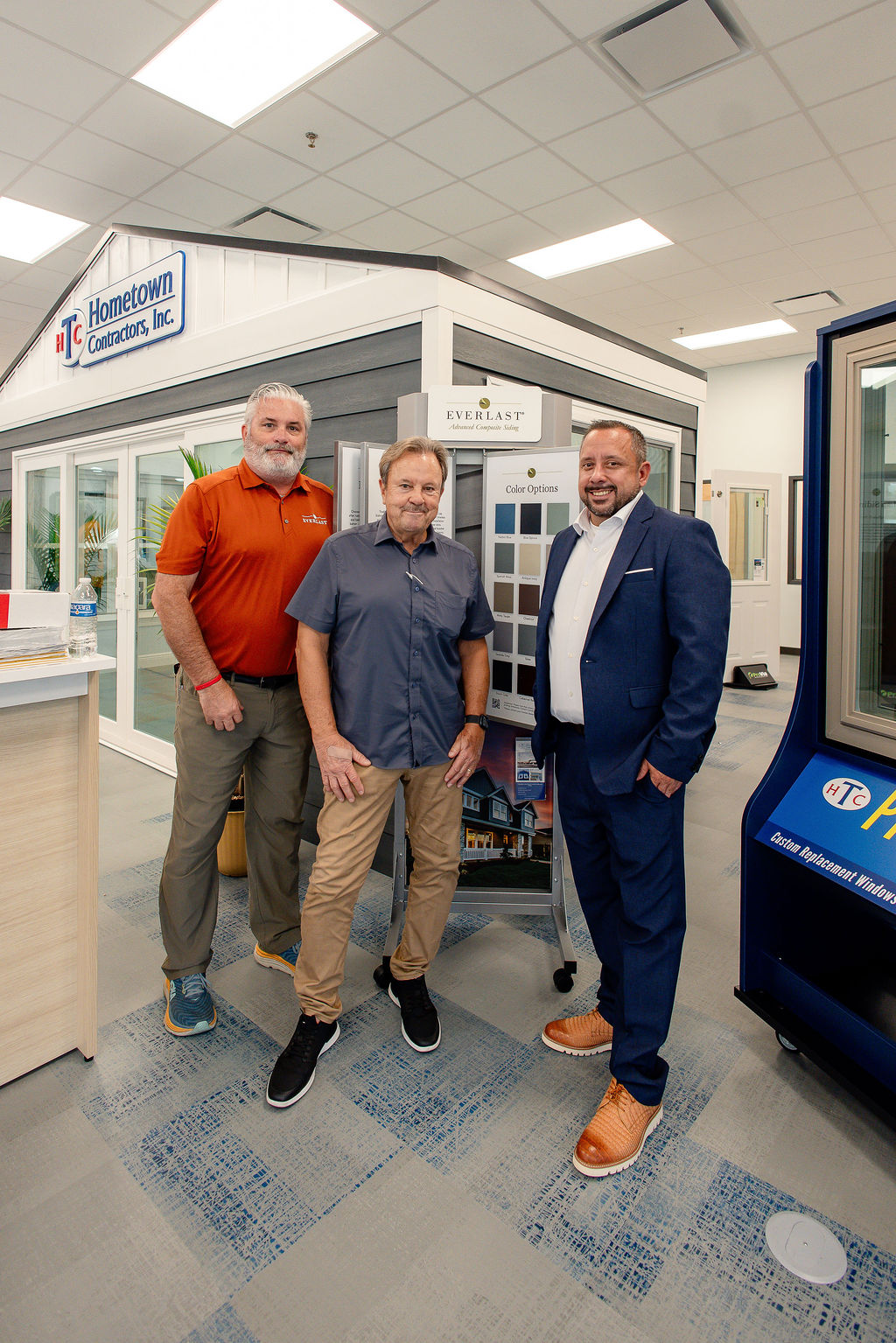 Hometown Contractors management and vendors at Grand Opening