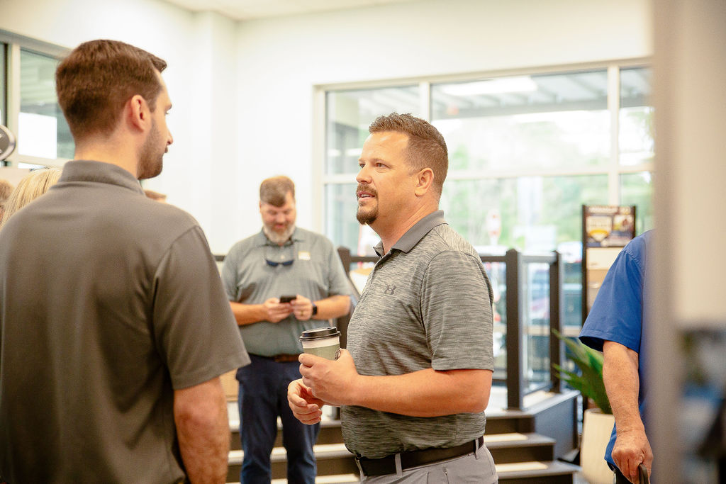 Vendors at Hometown Contractors grand opening event