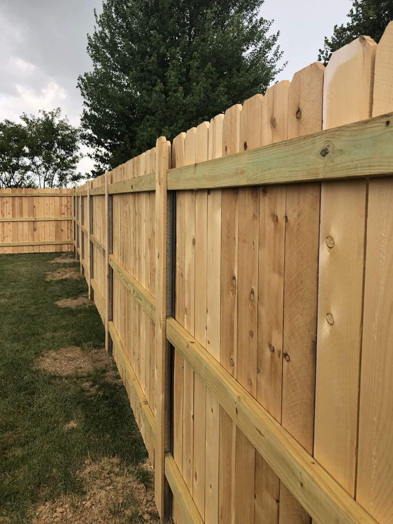 privacy fence vertical Wooden privacy fencing